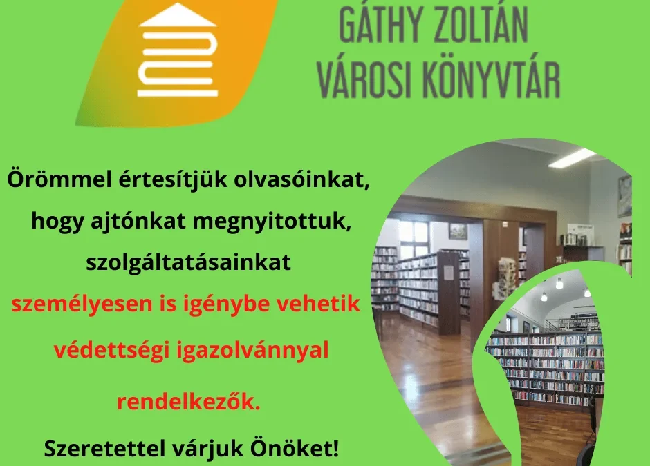 Újra nyitunk!