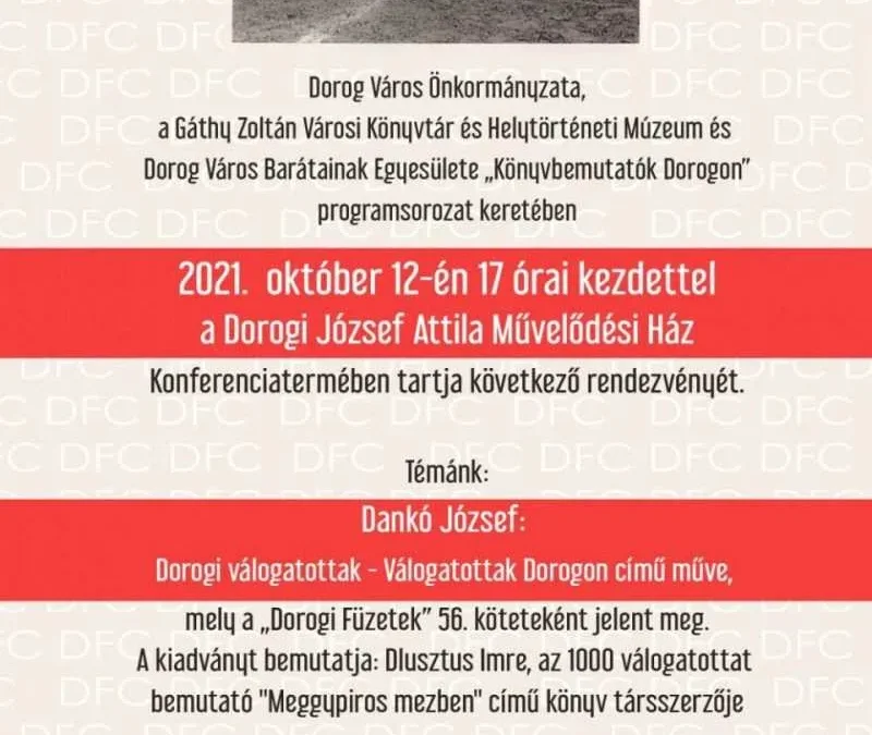 Újabb kötettel gazdagodott a Dorogi füzetek kiadványának sorozata