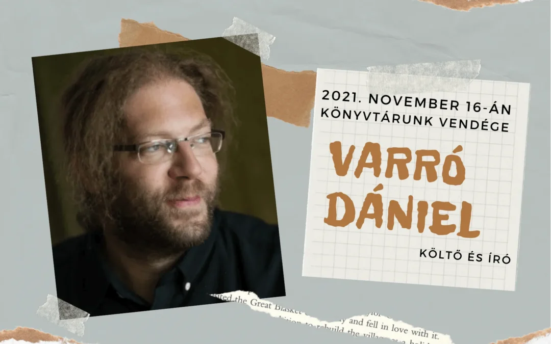 Vendégünk volt Varró Dániel költő