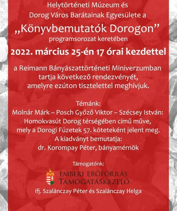 Homokvasút Dorog térségében