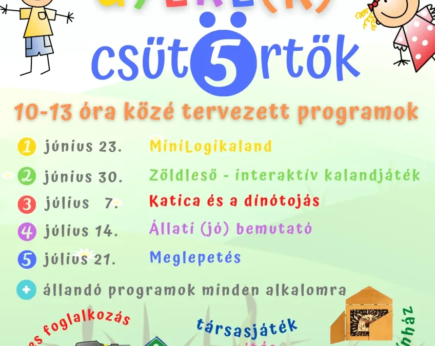 Ismét gyerek csütörtök