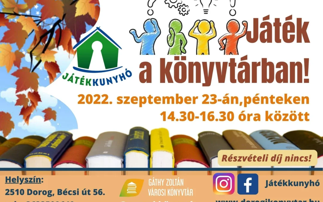 Játék a könyvtárban!