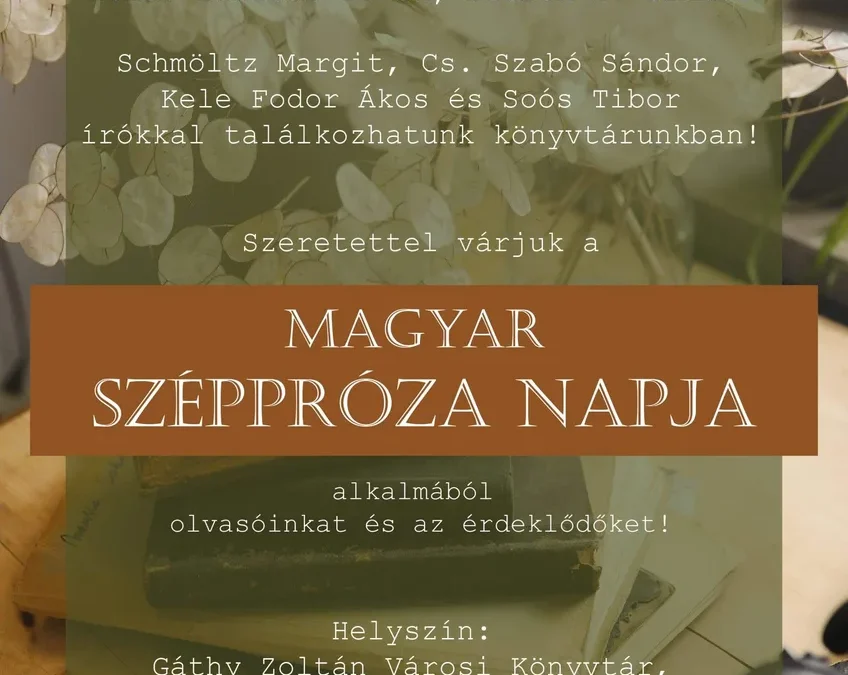 A magyar széppróza napja