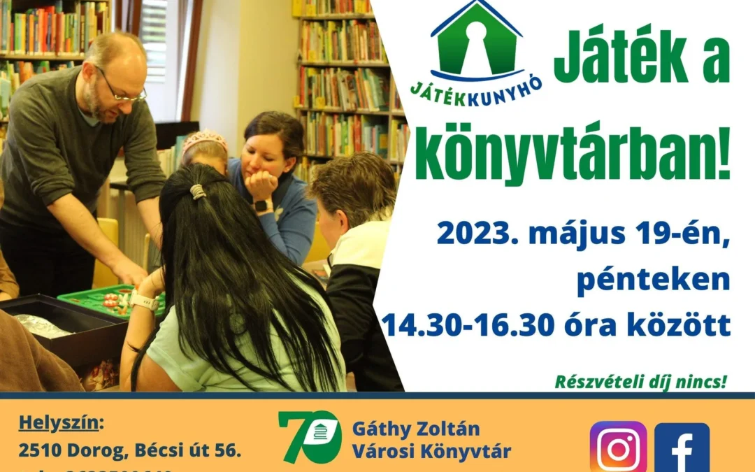 Játék a könyvtárban