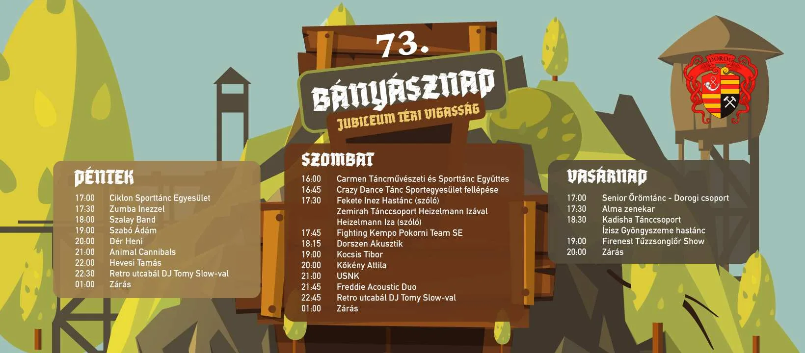 73. Bányásznap, Dorog