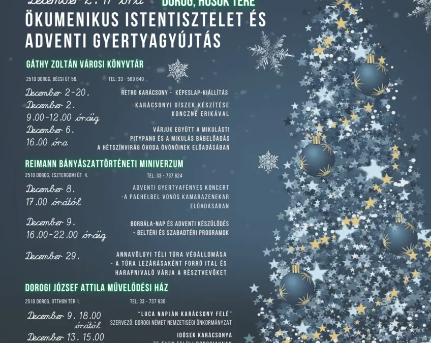 Adventi programok 2023.