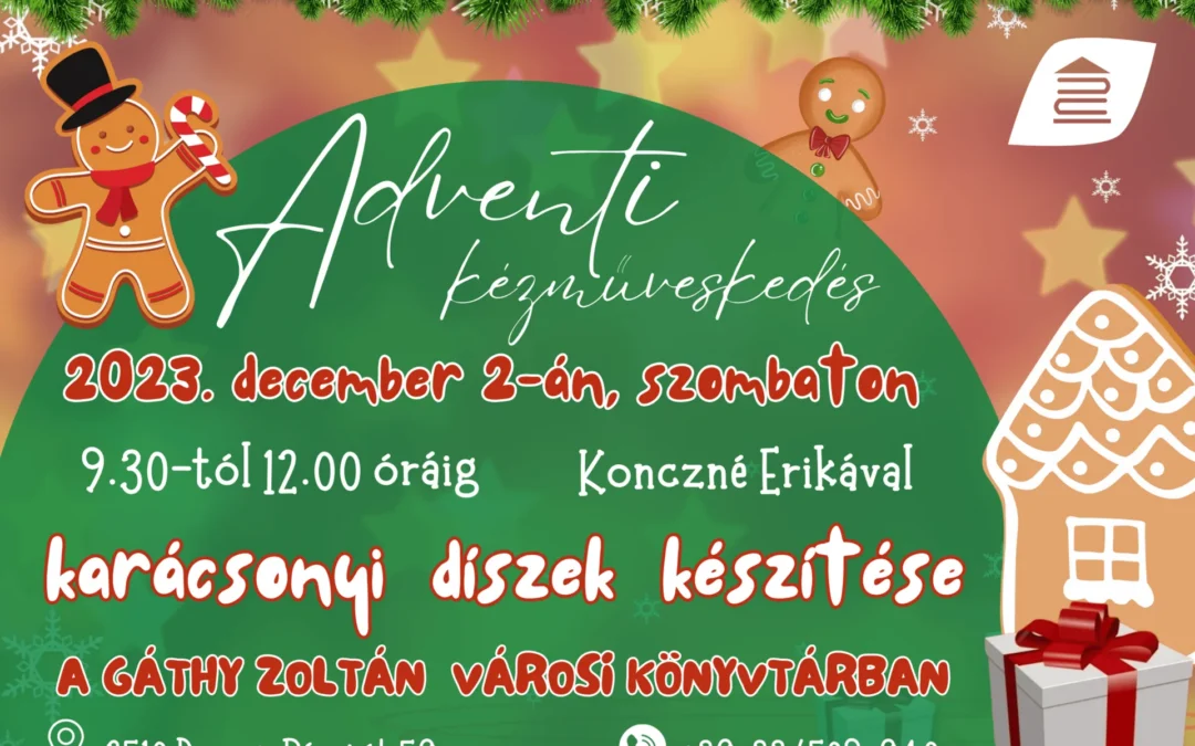 Adventi kézműveskedés