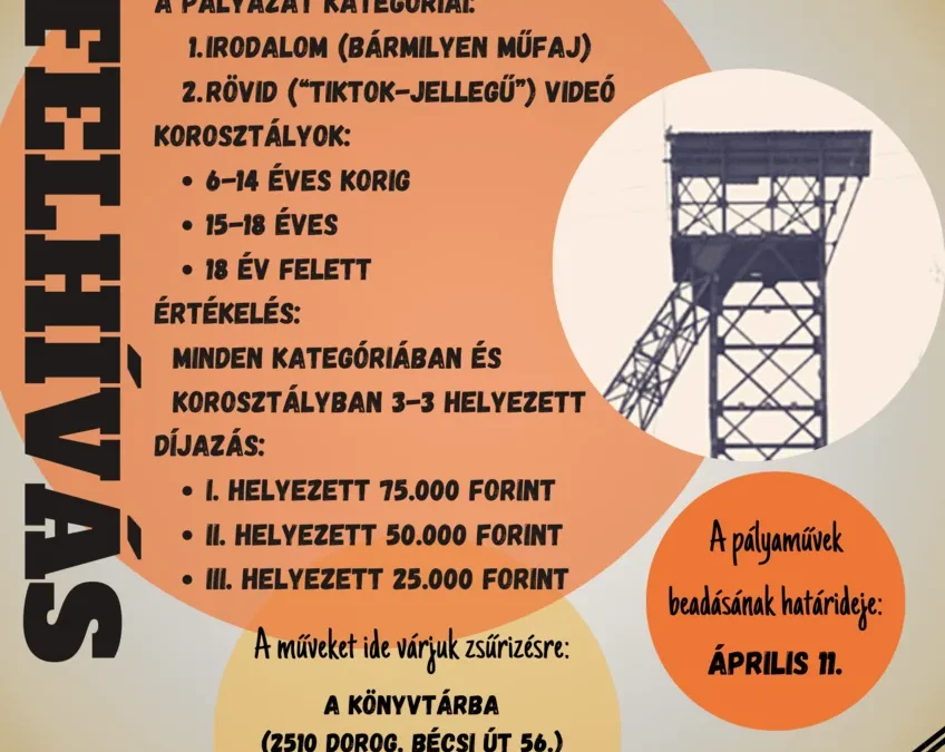 Az én városom – Dorog 40 – pályázat