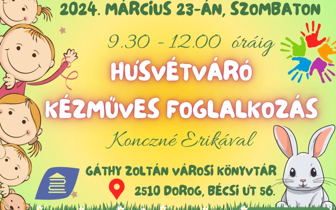 Húsvétváró kézműves foglalkozás