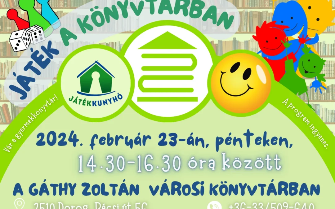 Játék a könyvtárban!