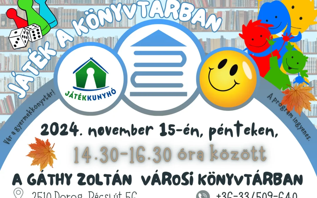 Játék a könyvtárban