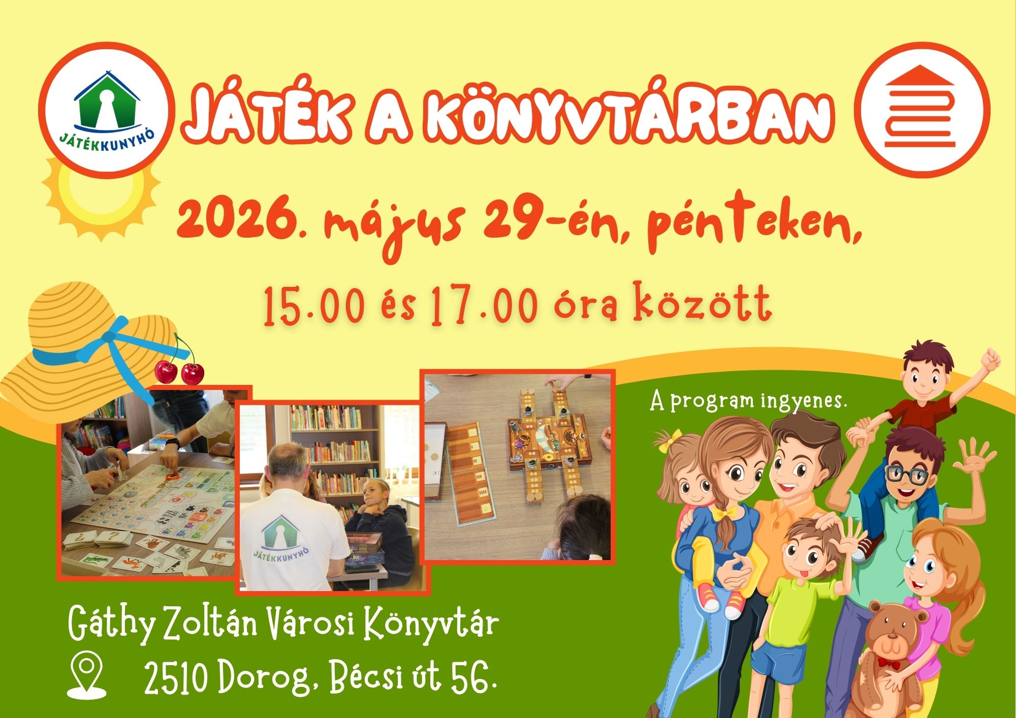 Játék a könyvtárban